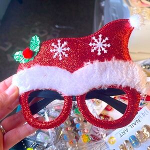 Christmas fun glass mask 🎅